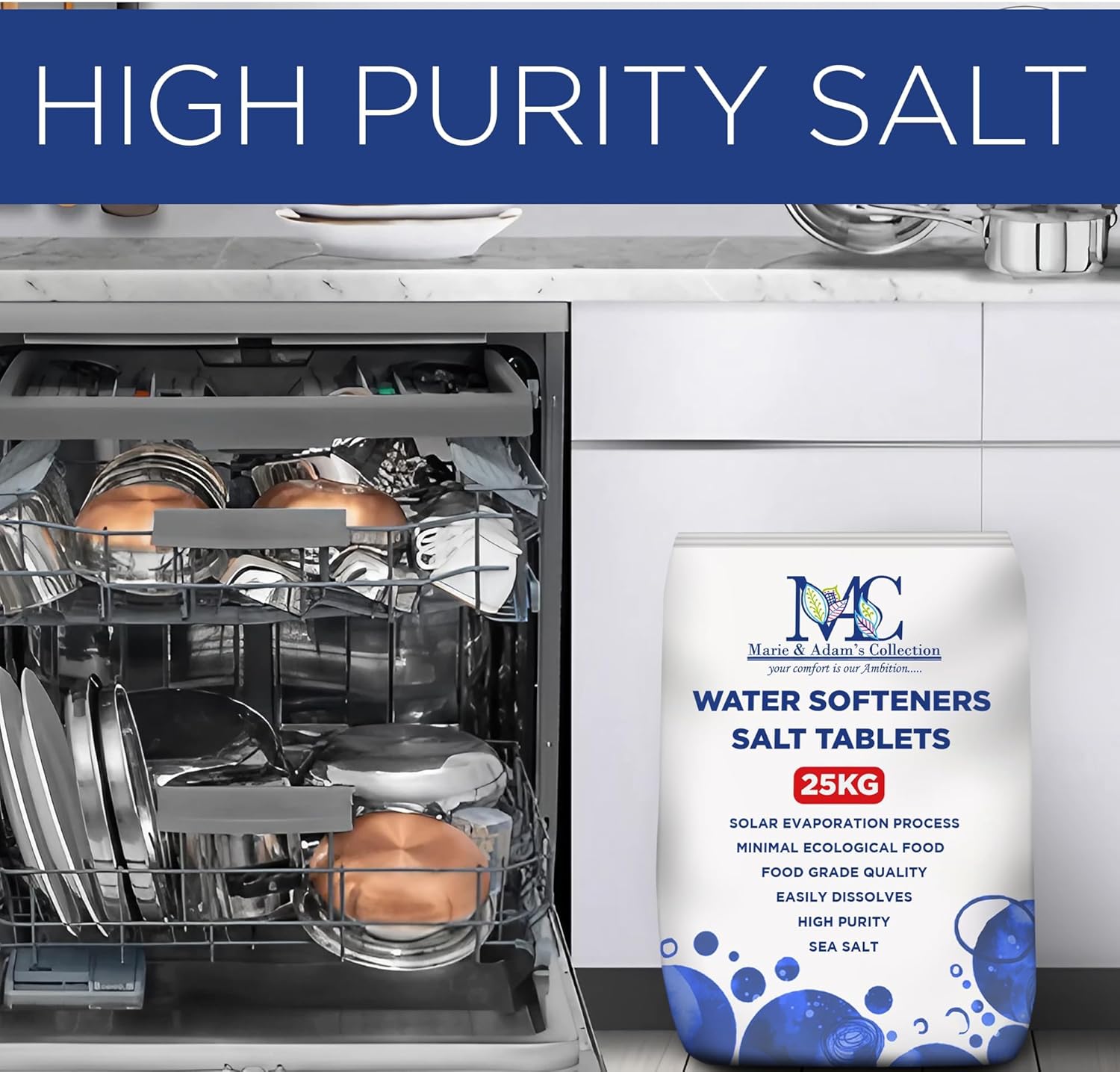 25 Kg Salt Tablets | Water Softener Salt tablets